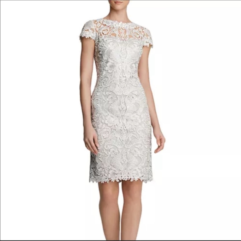 Tadashi Shoji Embroidered Dress